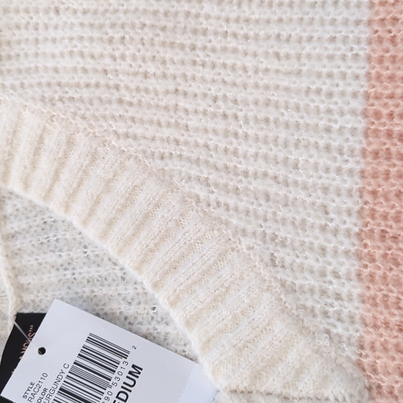 NWT Women's Medium Striped Academia Style Sweater from Almost Famous - Picture 7 of 12